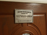 Deadpool Inspired Sister Margaret's School for Wayward Girls Plaque / Sign - Pewter Shade