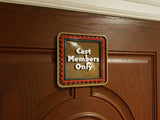 Polynesian Resort Themed Cast Members Only Sign / Plaque