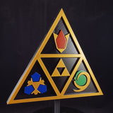 Zelda Ocarina Of Time Inspired Prop / Replica - Spiritual Stones Plaque / Sign / Wall Decor'