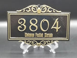 Personalized Haunted Mansion Themed Address Plaque w/ Family Name