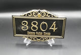 Personalized Haunted Mansion Themed Address Plaque w/ Family Name
