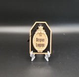 Personalized Haunted Mansion Inspired Luggage Tag - Your Name Here! (Theme Park Prop Inspired Replica)
