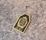 Personalized Club 33 Inspired Luggage Tag - Your Name Here! ( Theme Park Prop Inspired Replica )