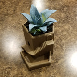 Sand Castle Tower Inspired Planter - Office Desk Home Decor Planter box