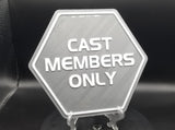 Retro Epcot Future World Inspired Cast Members Only Prop Sign / Plaque Replica