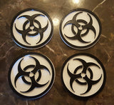 Biohazard Symbol Coaster - Set of 4
