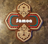 Polynesian Themed Samoa Longhouse Sign / Plaque