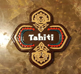 Polynesian Themed Tahiti Longhouse Tiki Sign / Plaque